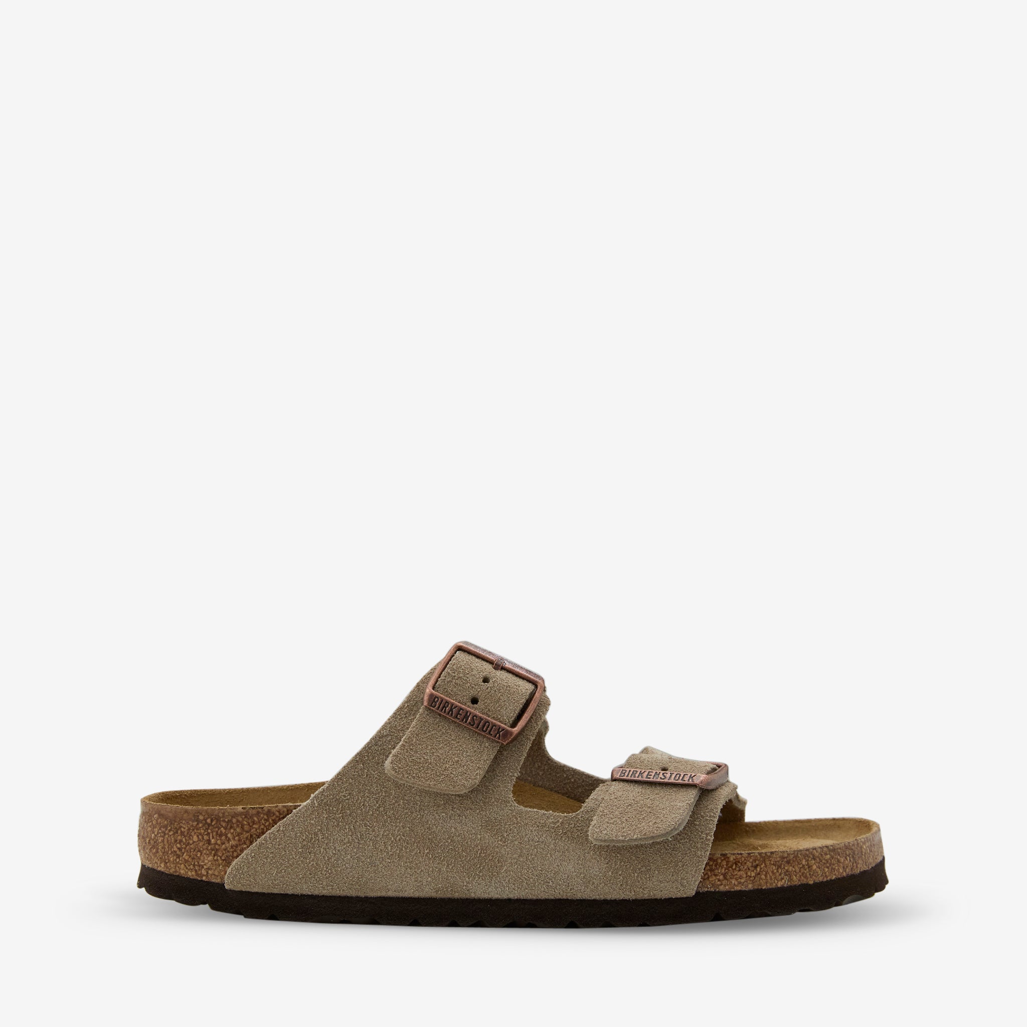 Arizona SFB Taupe Suede Narrow Sandals - Comfortable Women's Casual Shoes for Summer Walking & Beach Outfits