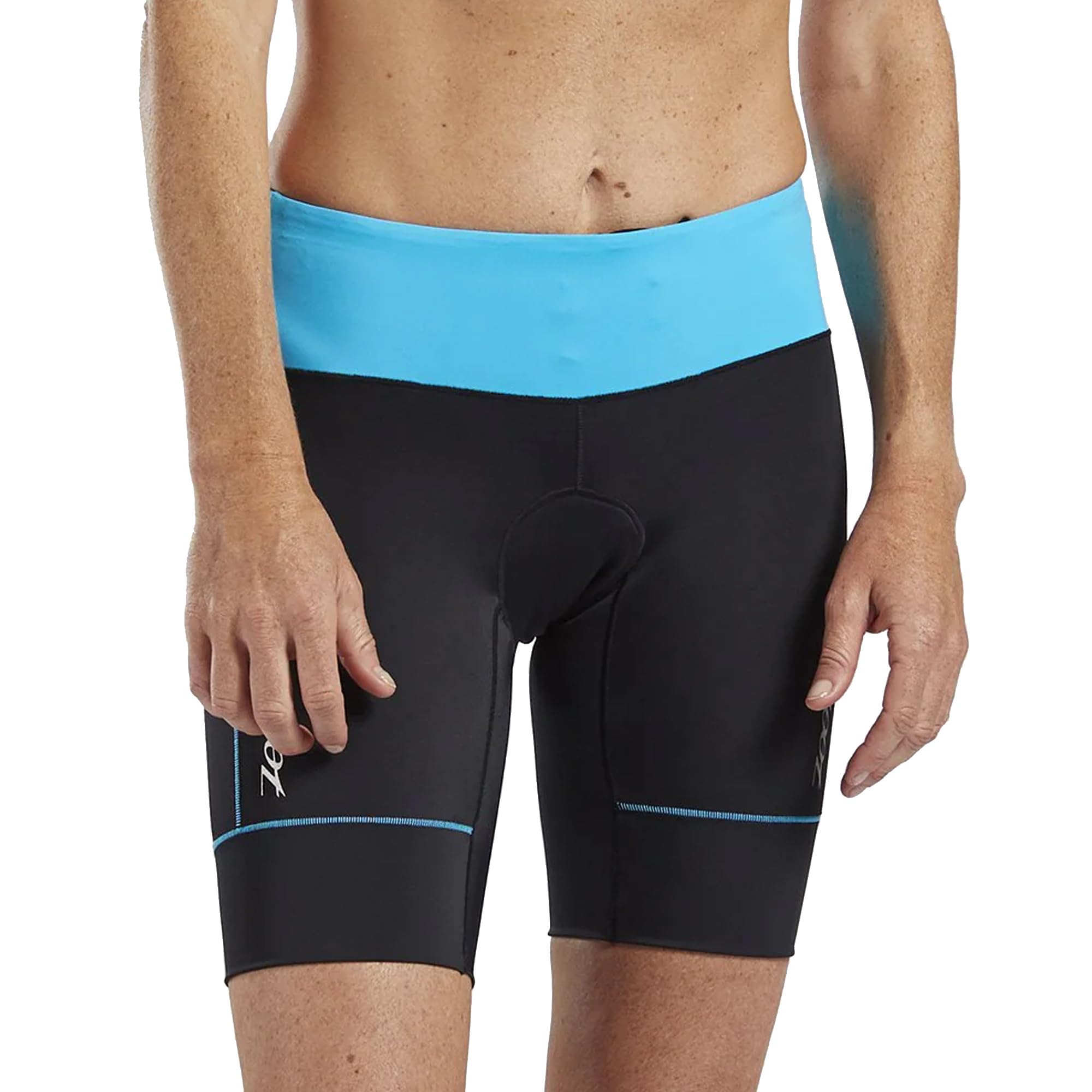 Zoot Women’s Core 8-Inch Triathlon Shorts - Quick Dry Performance Tri Shorts with Cycling Chamois Pad, UPF 50+ Sun Protection & Convenient Pockets - Perfect for Triathlons, Cycling & Outdoor Workouts