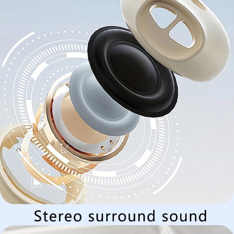 Wireless Elf Ear Headphones with Dual Mic Noise Cancellation - Pink Cat Ear Bluetooth Earbuds with Charging Case | Perfect for Gaming, Cosplay & Music Listening