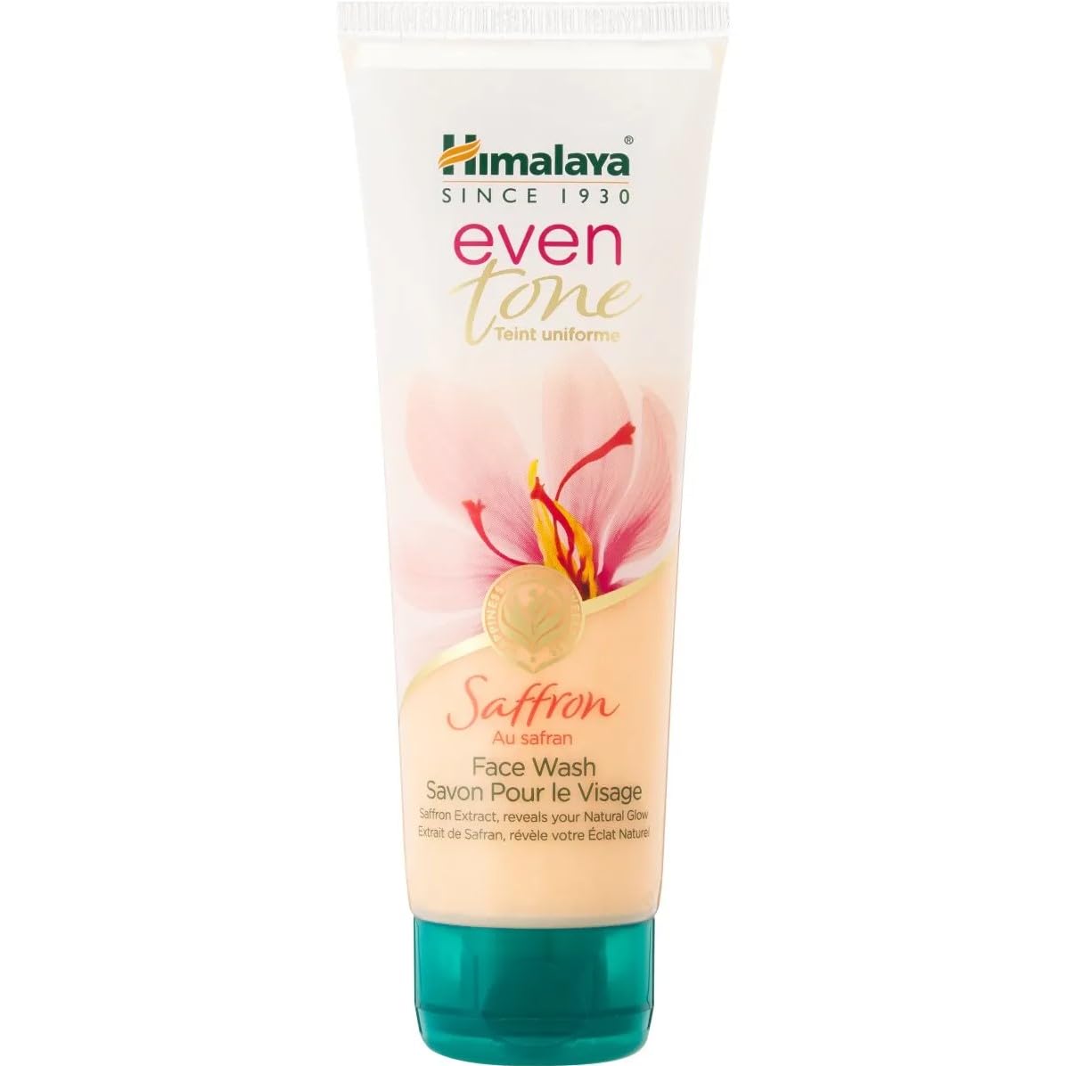 Himalaya Kesar Fairness Face Wash 100ml - Brightening & Glowing Skin Cleanser for Daily Use, Travel-Friendly Size - Perfect for Morning & Night Skincare Routine