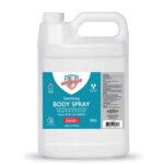 FDA Registered Sanitizing Body Spray - 1 Gallon Refill for Hand & Body Disinfection | Ideal for Gyms, Schools, and Public Spaces