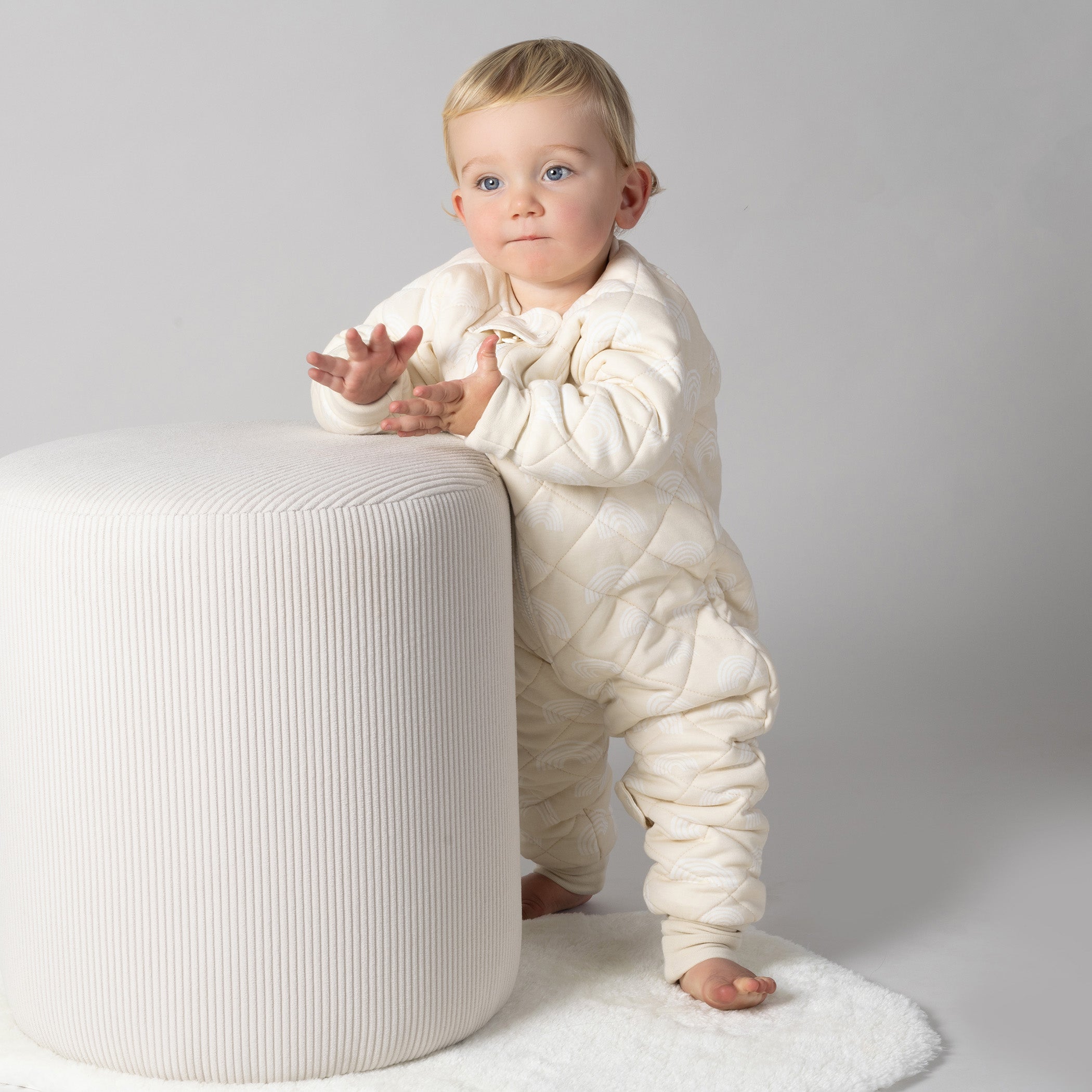 Nordic 2.5 TOG & 3.5 TOG Baby Sleep Suit and Convertible Sleep Bag Bundle - Sand Color - Perfect for Newborns and Toddlers in All Seasons