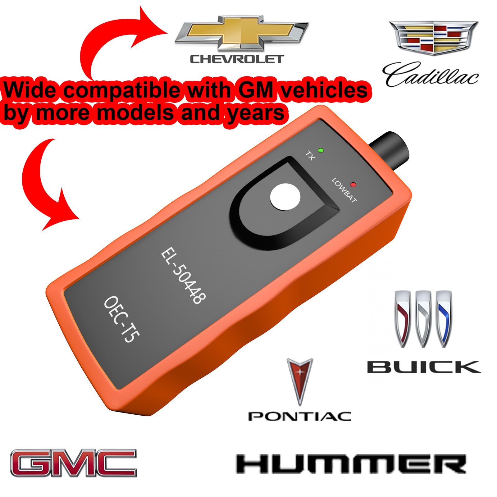 GM TPMS Reset Tool for Chevy Cadillac GMC - Tire Pressure Sensor Activator for Easy Programming & Maintenance