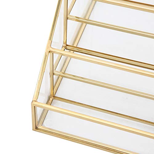 Transparent Nail Polish & Lipstick Display Rack - Organizer for Nail Art Storage, Salon & Home Use - Perfect for Nail Artists & Beauty Lovers (Large Size)