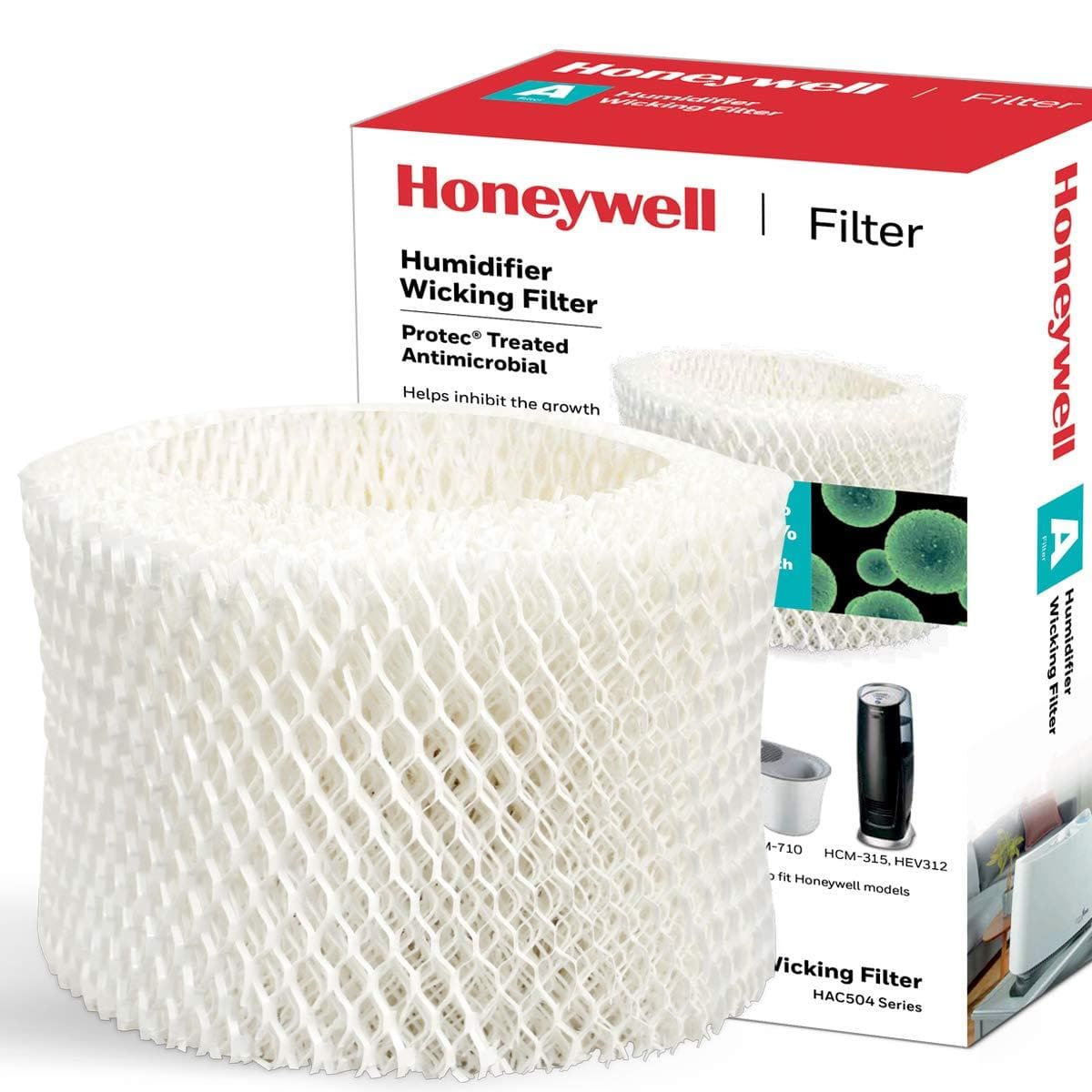 Honeywell HAC 504 Series Humidifier Replacement Filter A - Compatible with Honeywell Humidifiers | Improves Air Quality | Perfect for Bedroom, Office & Nursery Use