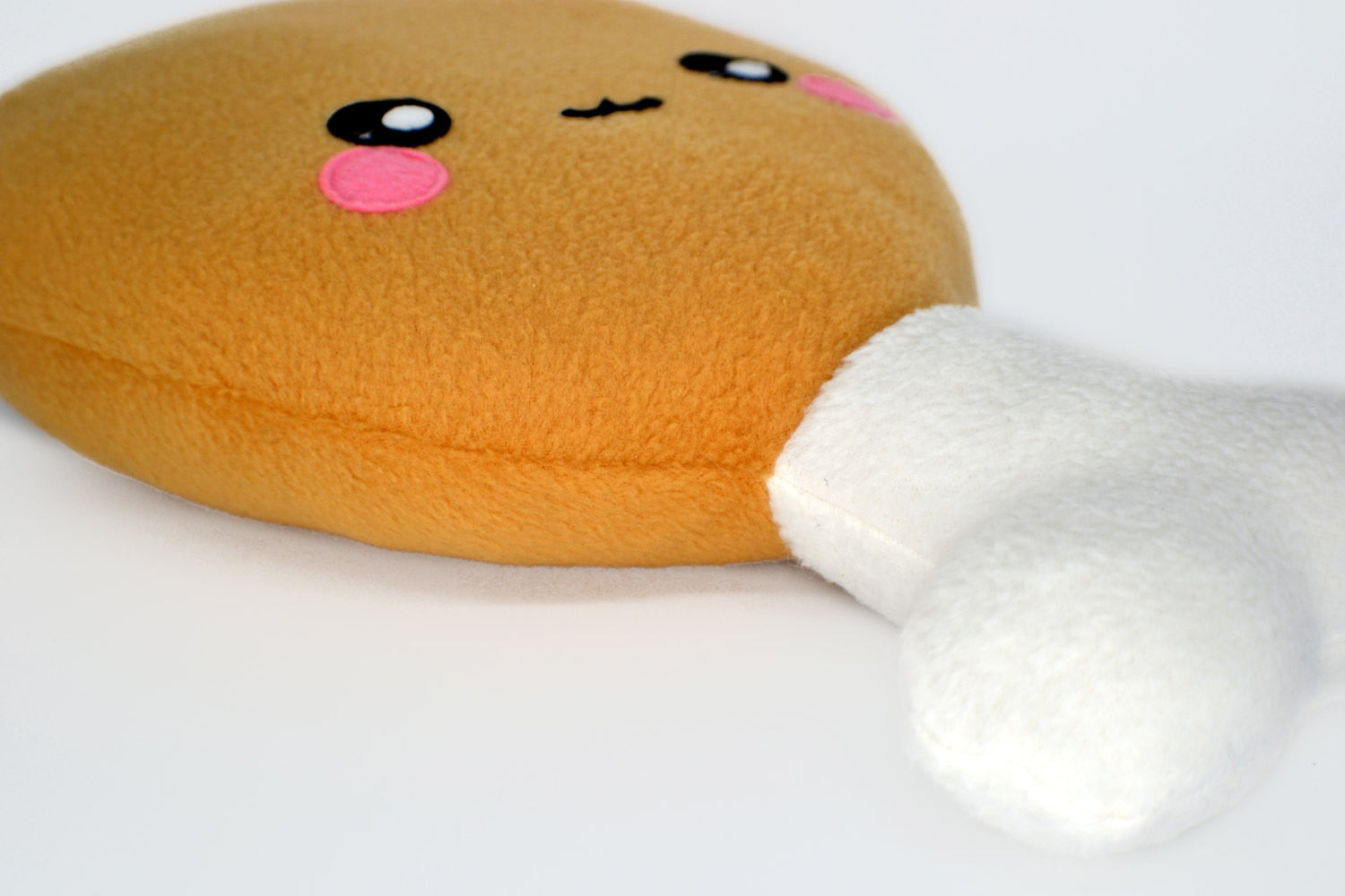 Soft Chicken Drumstick Plush Toy - Cute Novelty Food Pillow for Kids & Adults - Perfect for Home Decor, Gifts, and Cozy Comfort