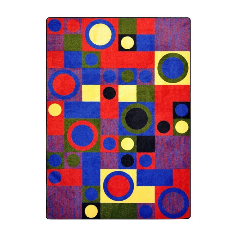 Joy Carpets City Block Teen Area Rugs - 3'10