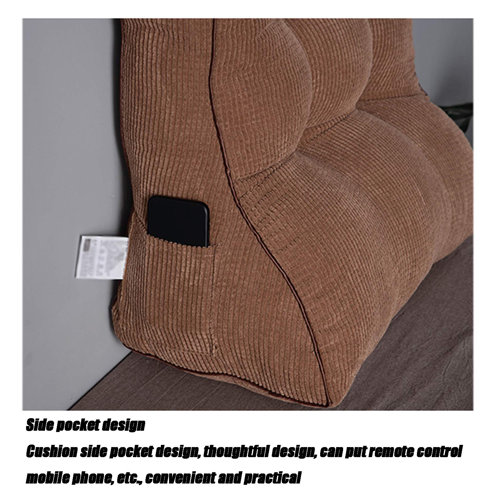 SYTH Back Cushion Reading Pillow with Lumbar Support - Comfortable Backrest for Sitting Up in Bed, Couch, or Office - Perfect for Reading, Relaxing, and Working from Home