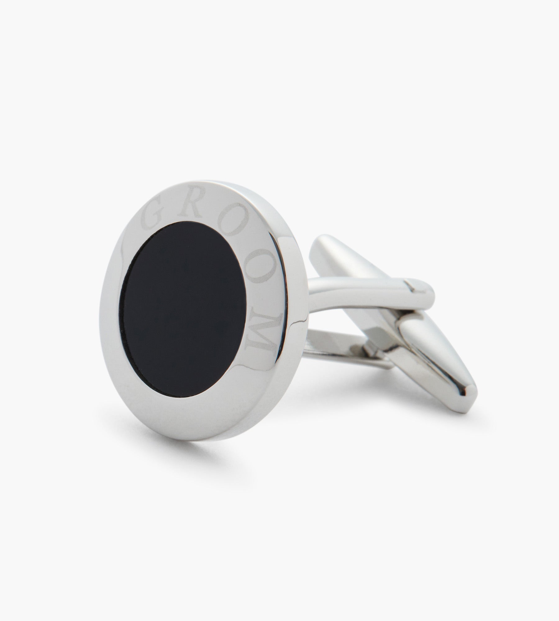 Elegant Groom Cufflinks for Wedding - Classic Silver Plated Dress Shirt Accessories for Groomsmen, Best Man & Formal Occasions