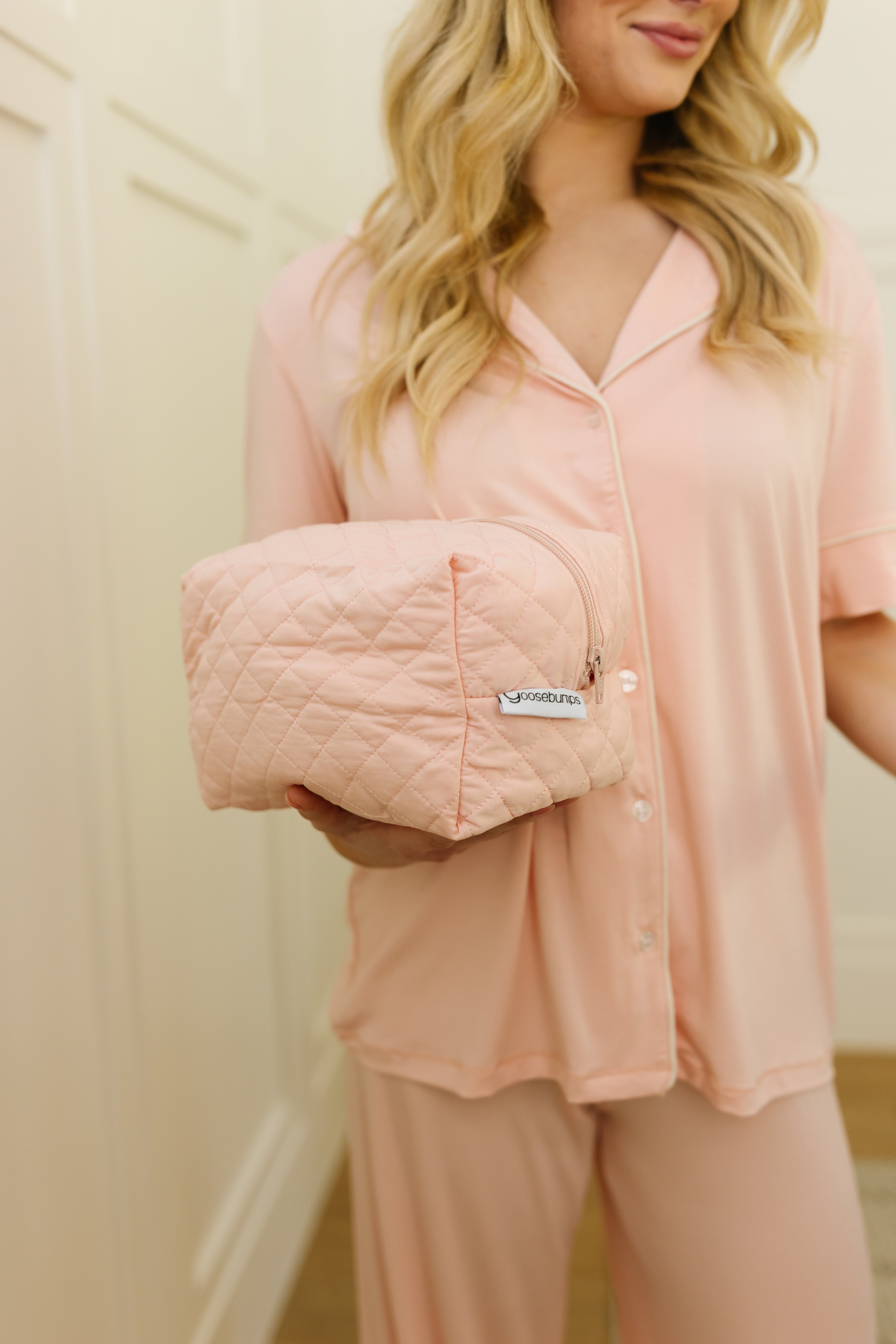 Peaches and Cream Pajama Set - Short Sleeve Sleepwear for Women | Soft & Comfortable Loungewear for Summer Nights, Sleepovers, and Relaxing at Home