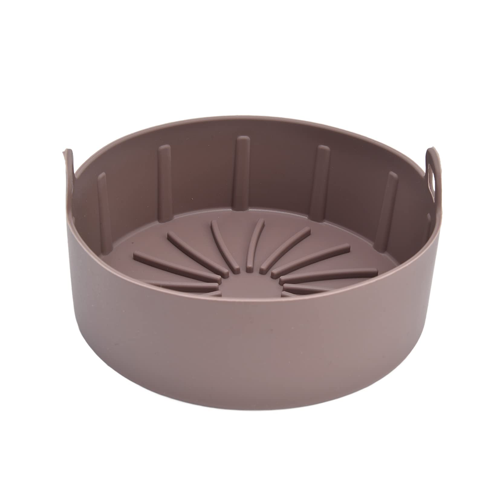 Non-Toxic Square Silicone Air Fryer Basket with Handle - Reusable, Food Safe, Microwave & Oven Safe - Perfect for Roasting Veggies, Chicken Wings & Reheating Leftovers