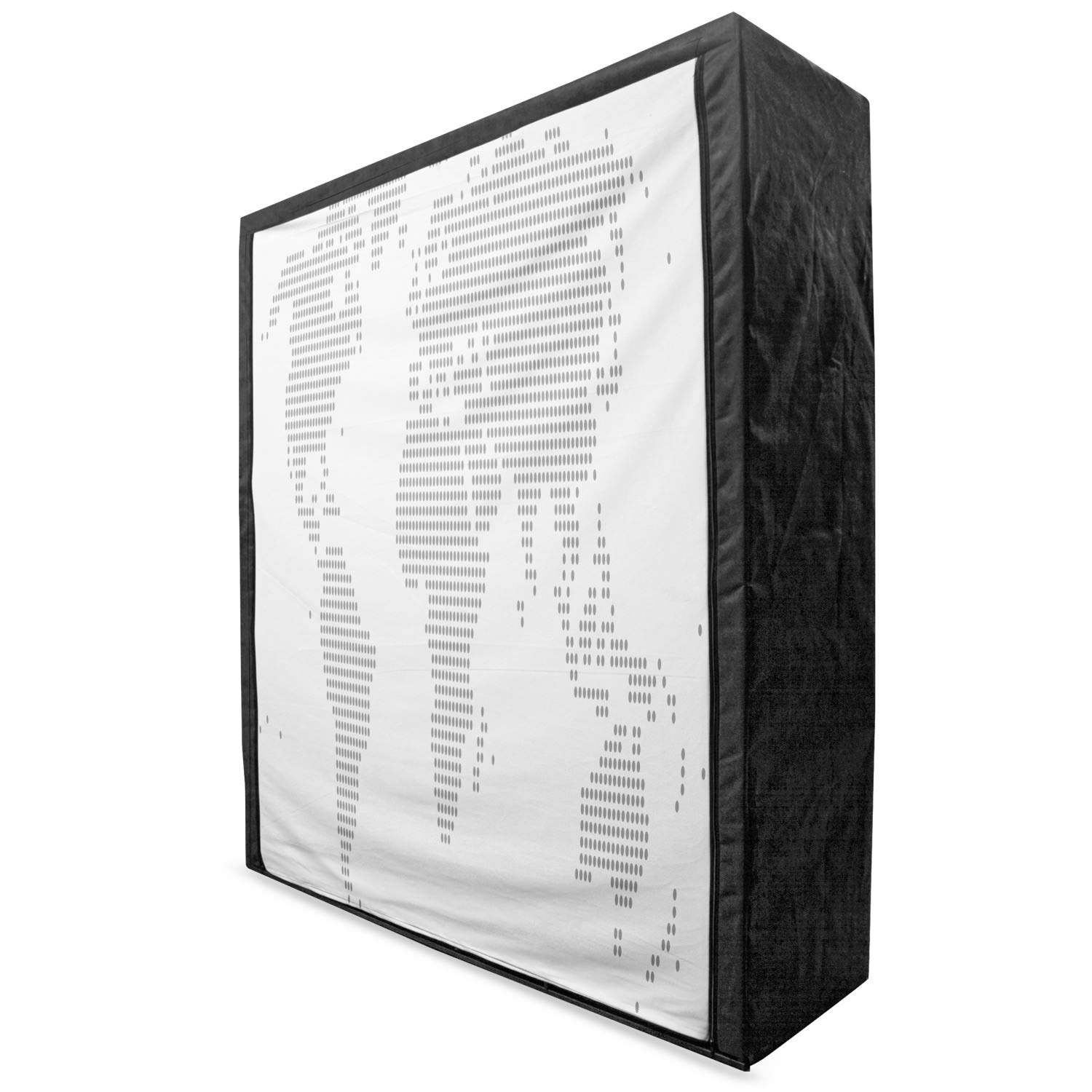 Ambesonne World Map Fabric Wardrobe - Portable Clothing Organizer with Shelves, 59