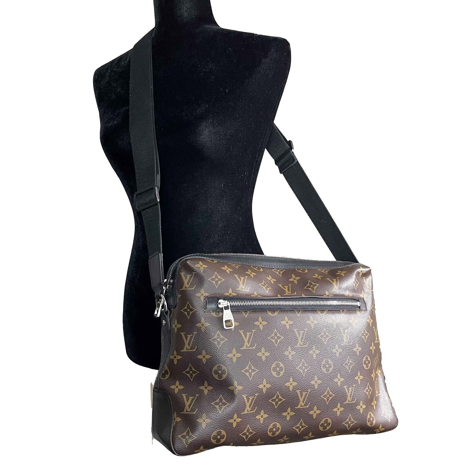 Louis Vuitton Monogram Macassar Torres Messenger Bag - Genuine Leather Crossbody Purse for Women, Perfect for Work, Travel & Everyday Use