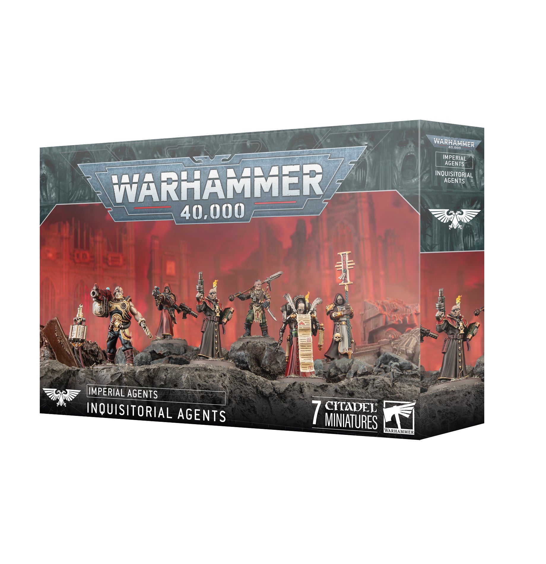 Warhammer 40K Imperial Agents Inquisitorial Agents - Tabletop Miniatures for Wargaming & Collecting - Perfect for Sci-Fi Strategy Battles