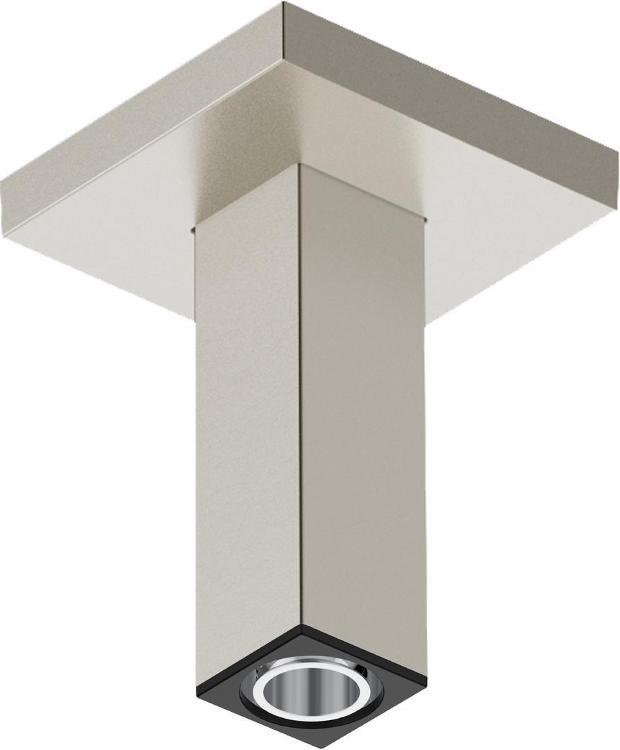 Hansgrohe Brushed Nickel 4-Inch Ceiling Mount Extension Pipe - Perfect for Shower Systems, Bathroom Fixtures & Modern Home Renovations