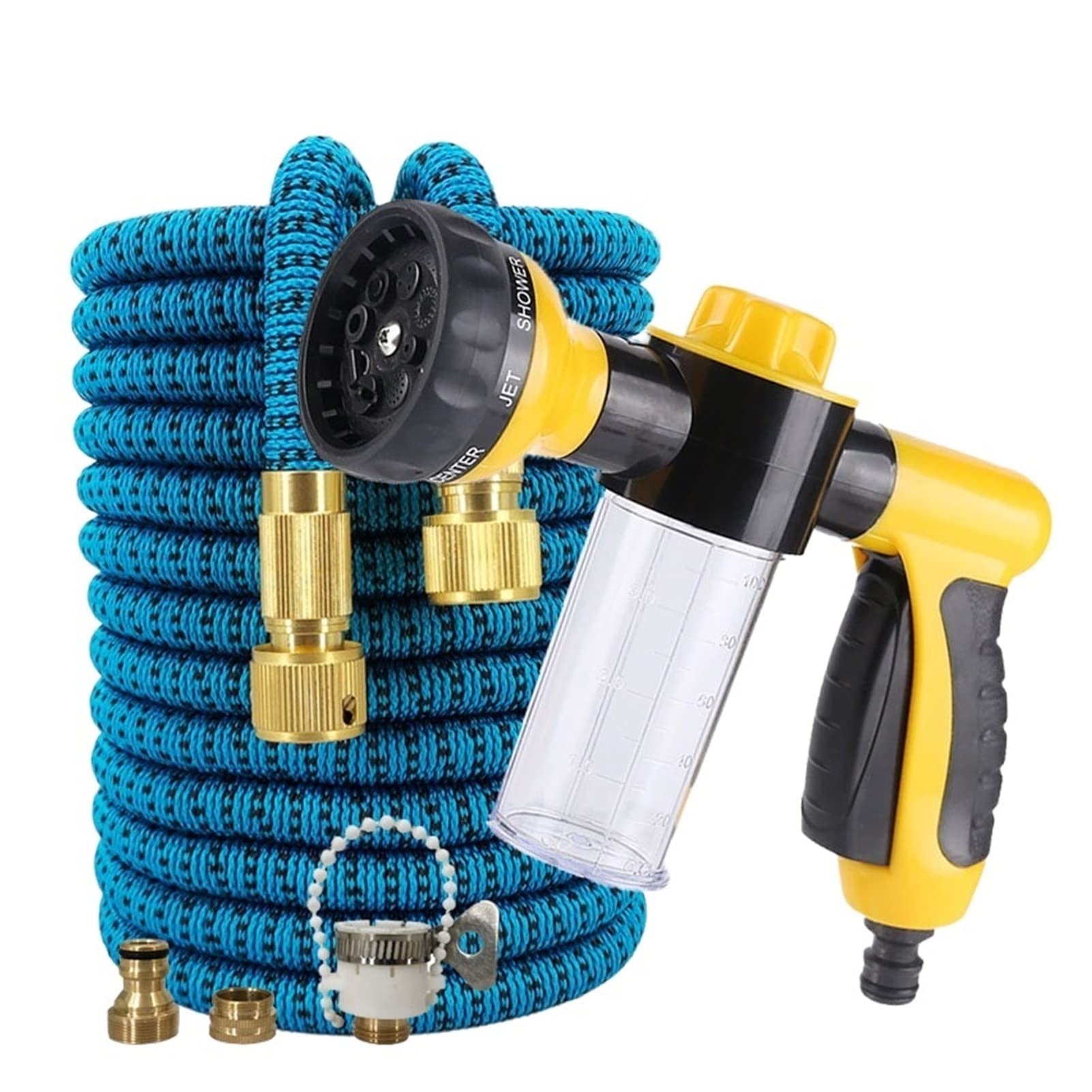 **YKLL High Pressure Car Washer & Garden Hose Kit - 1/2