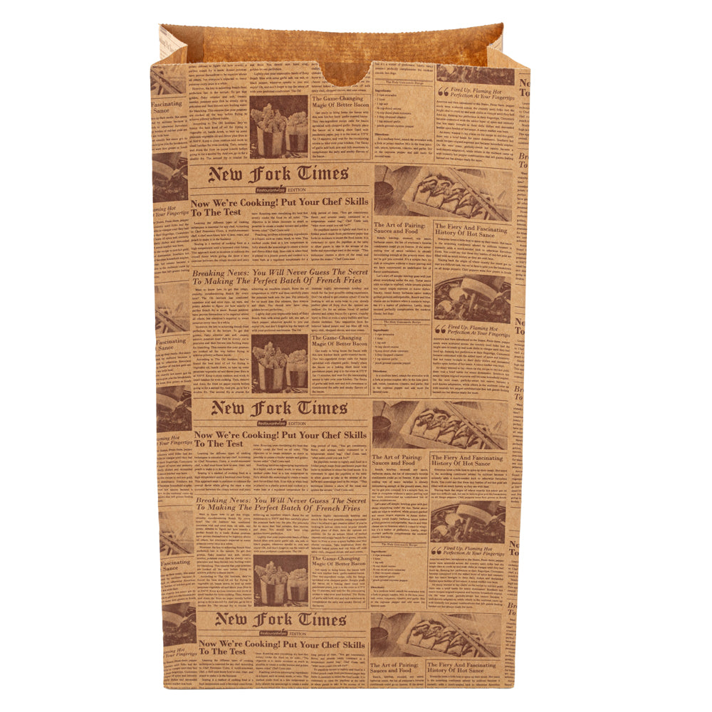 Eco-Friendly Kraft Paper Bags 12 lb, 7 x 4.25 x 12.5 Inches - 100 Count Box - Perfect for Grocery, Retail & Gift Packaging