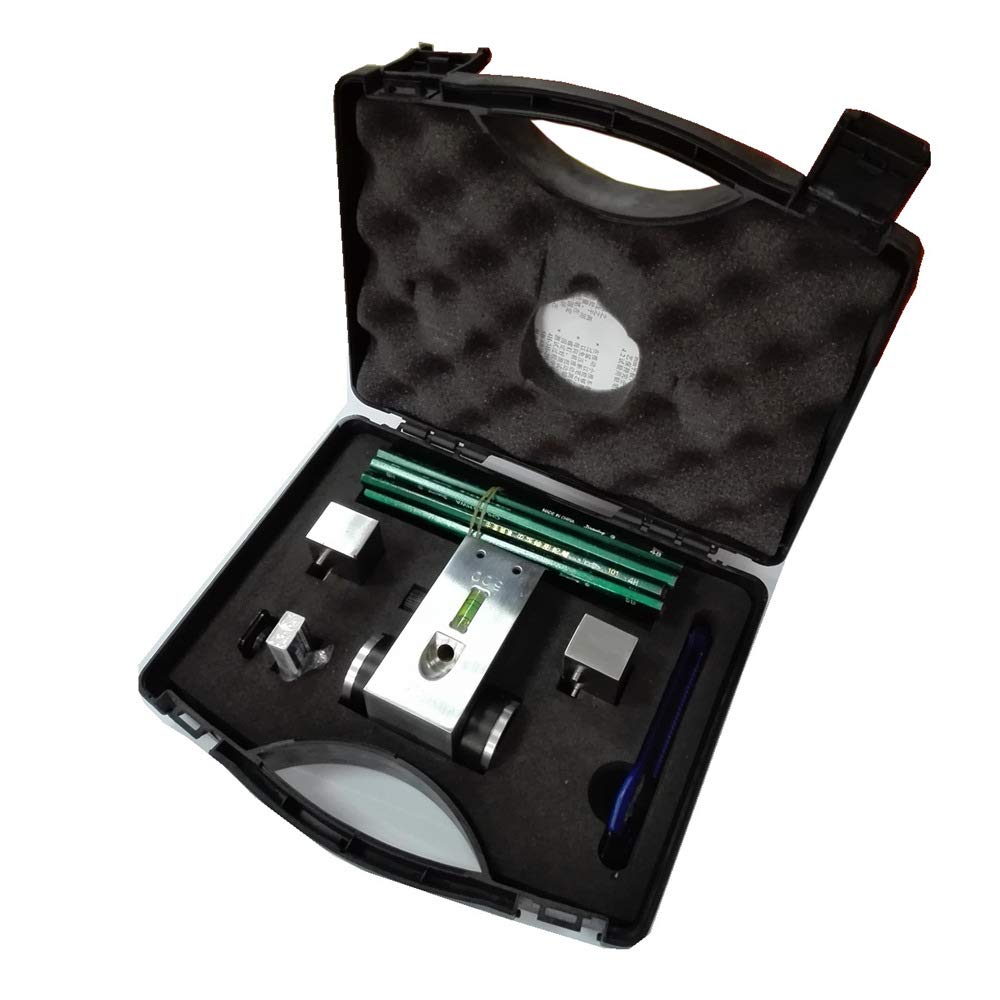 Premium 13-Piece Pencil Hardness Tester Kit for Paint & Coating Films - 3-in-1 Scratch Tester with 500g, 750g, 1000g Weights | Ideal for Automotive, Industrial & DIY Paint Quality Testing