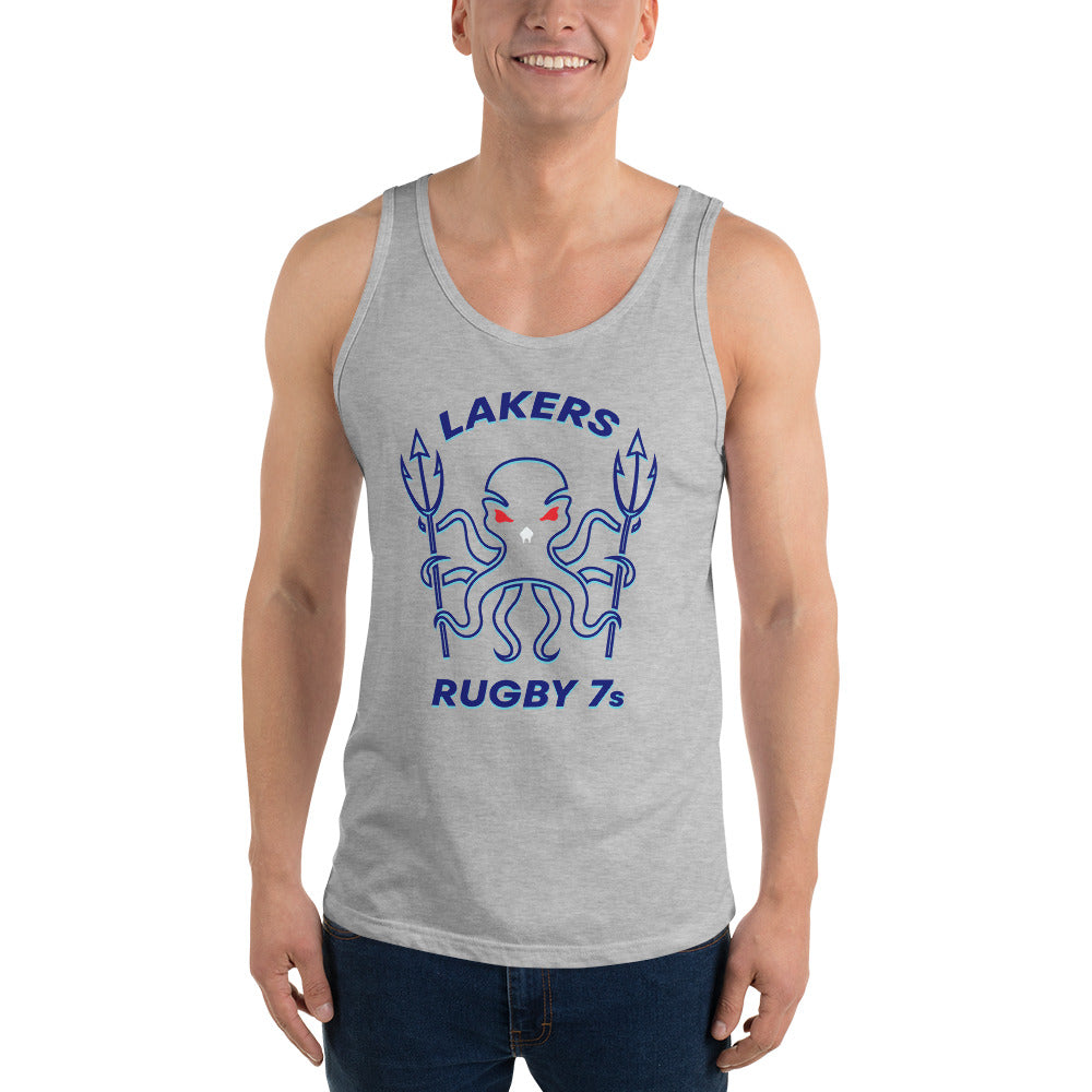 Lakers Rugby 7s Social Tank Top - Men's Basketball Jersey Style Sleeveless Shirt for Sports & Casual Wear | Perfect for Games, Workouts, and Fan Events