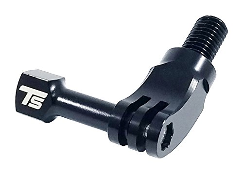 Torque Solution Tow Hook Shaft GoPro Mount Adapter - Universal Action Camera Accessory for Car Racing, Off-Roading & Motorsports Photography
