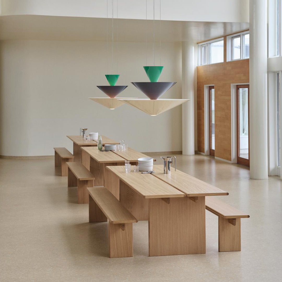 Modern Ita OS1 & OS2 Dining Table Set - Solid Wood Kitchen Table with Extendable Leaf - Perfect for Family Gatherings & Dinner Parties
