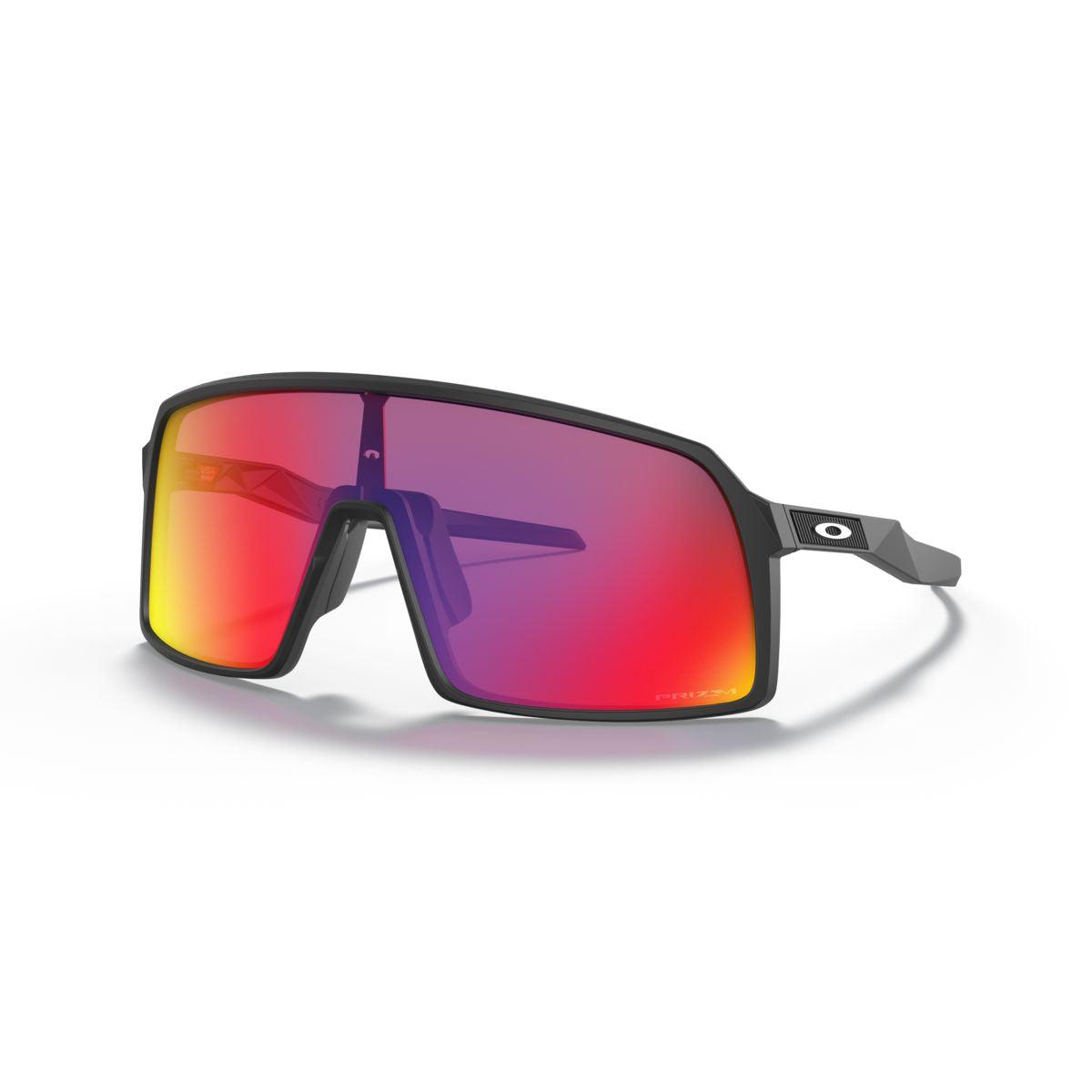 Oakley Sutro Sunglasses (Low Bridge Fit) - Matte Black Frame with Prizm Road Lens - Model 0OO9406A 940606 - Perfect for Cycling, Running & Outdoor Sports
