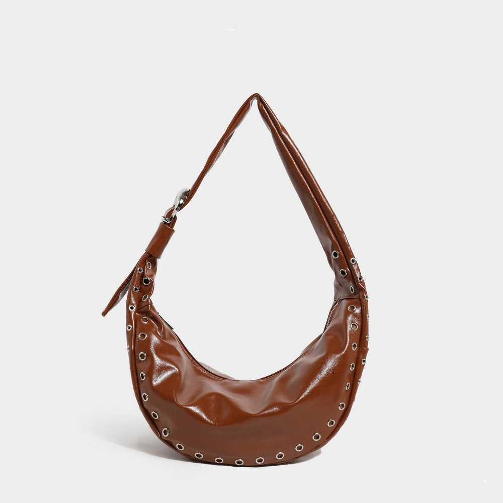 Vegan Leather Crossbody Bag for Women - Large Capacity Underarm Shoulder Bag, Stylish & Durable Dumpling Purse - Perfect for Work, Travel & Everyday Use