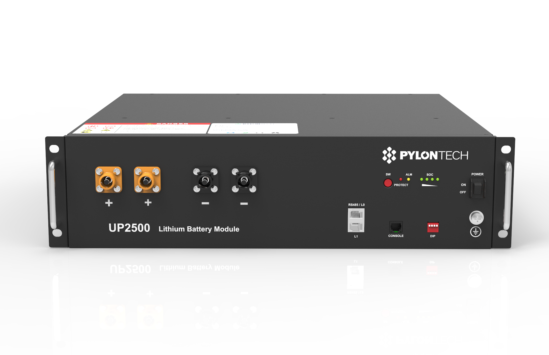 Pylontech UP2500 24V 2.8kWh LiFePO4 Lithium Battery - Solar Energy Storage System for Home Backup, Off-Grid Power & RV Use