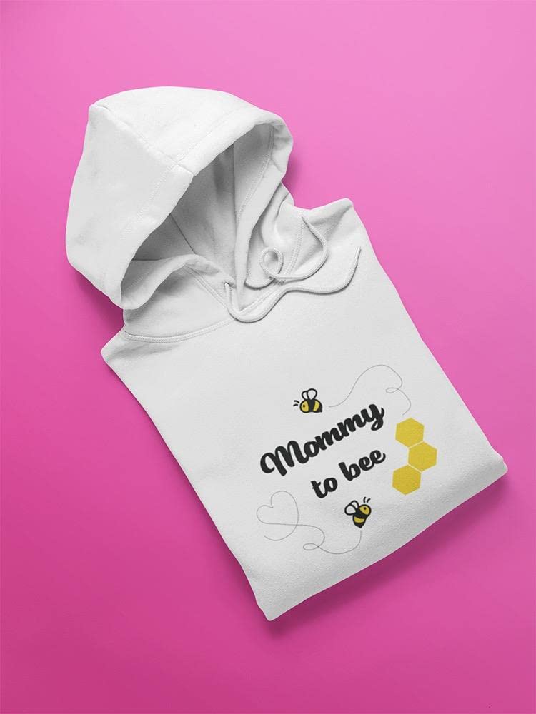 Smartprints Mommy To Bee Hoodie for Women - Cute Maternity & Pregnancy Sweatshirt - Perfect for Baby Showers, Gender Reveals & Mother's Day Gifts