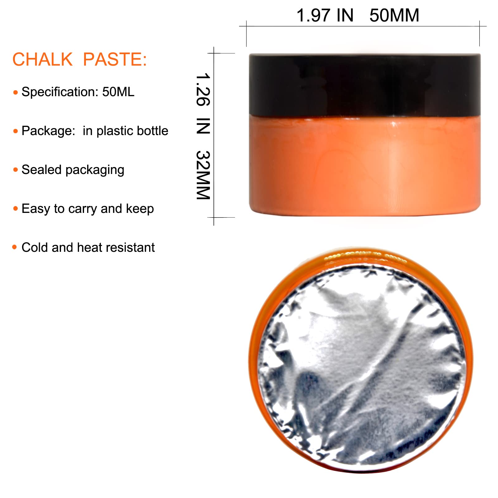 Reusable Self-Adhesive Chalk Stencil Paste & Screen Printing Ink Kit - 2 Cans Chalk Ink + 2 Squeegees for DIY Crafts, T-Shirt Printing & Home Decor Projects