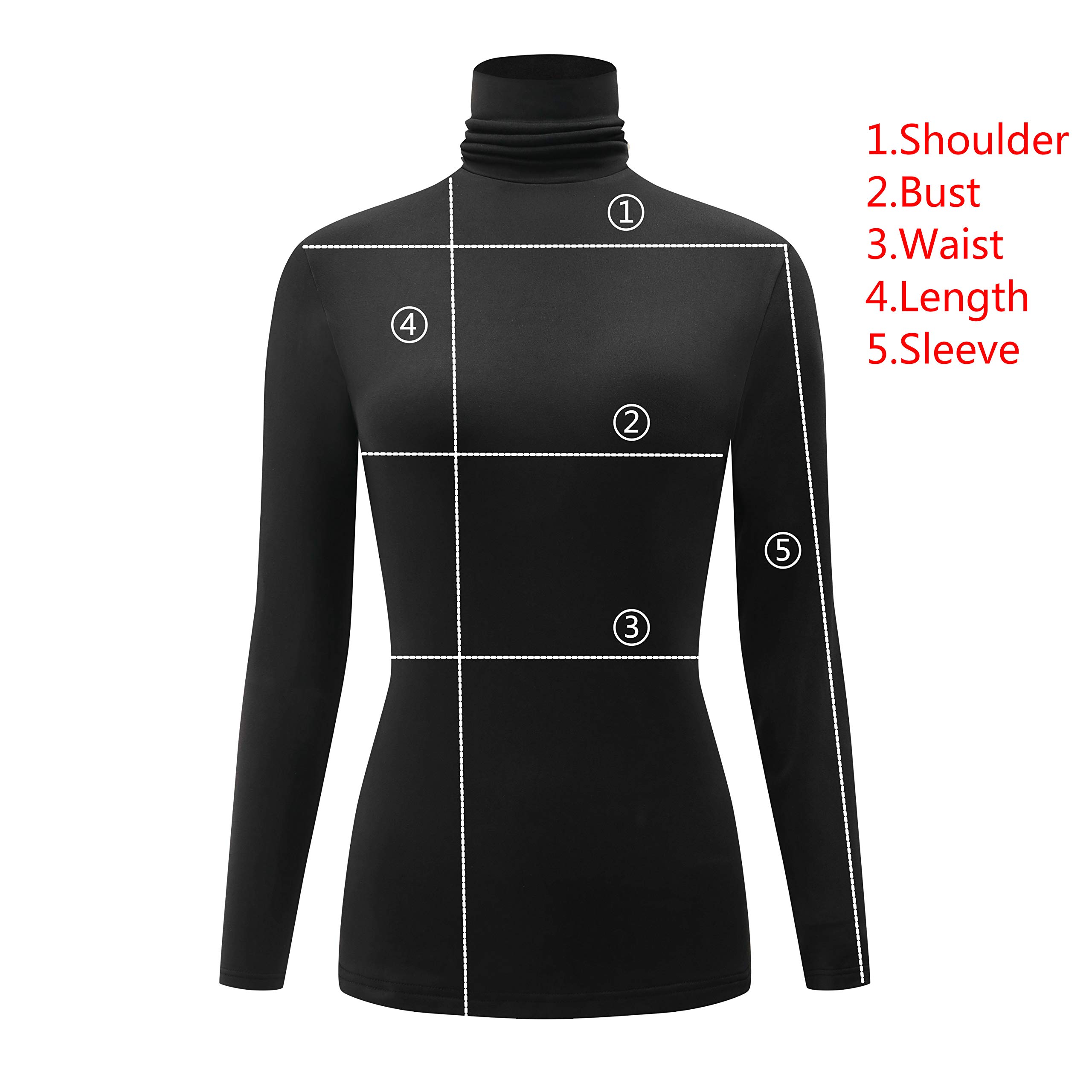 Kindcall Women's Lightweight Thermal Turtleneck Long Sleeve Shirt - Soft Casual Top for Fall & Winter Layering | Perfect for Office, Travel & Everyday Comfort