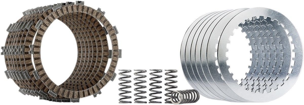 Hinson Clutch Components FSC059-8-001 Clutch Plate Kit (Fiber & Steel Plates with Springs) - Compatible with Honda Motorcycles - Perfect for Off-Road, Racing & Performance Upgrades