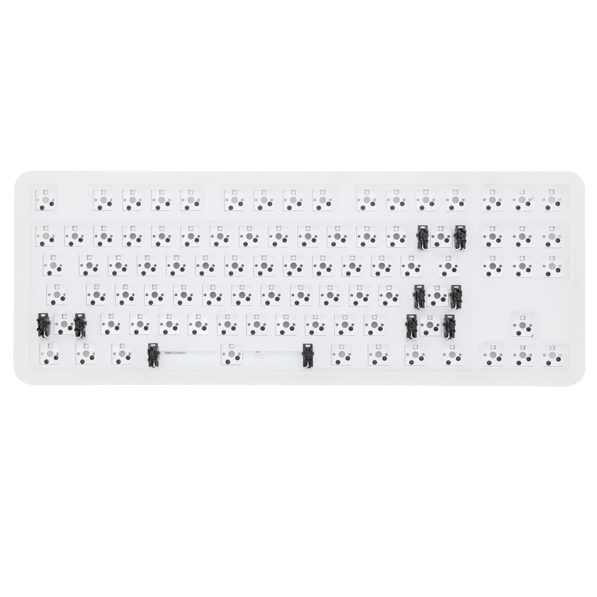 KPREPUBLIC INKC 87 Key Hot Swappable Mechanical Keyboard Kit - 80% TKL Acrylic Case with RGB Lighting, Gateron Black Switches - Perfect for Gaming, Coding & Office Work