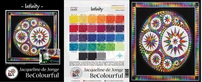 Infinity Paper Pieced Quilt Pattern by Jacqueline de Jong - Modern Quilting Design for Beginners & Experts - Perfect for Home Decor, Baby Blankets & Wall Art