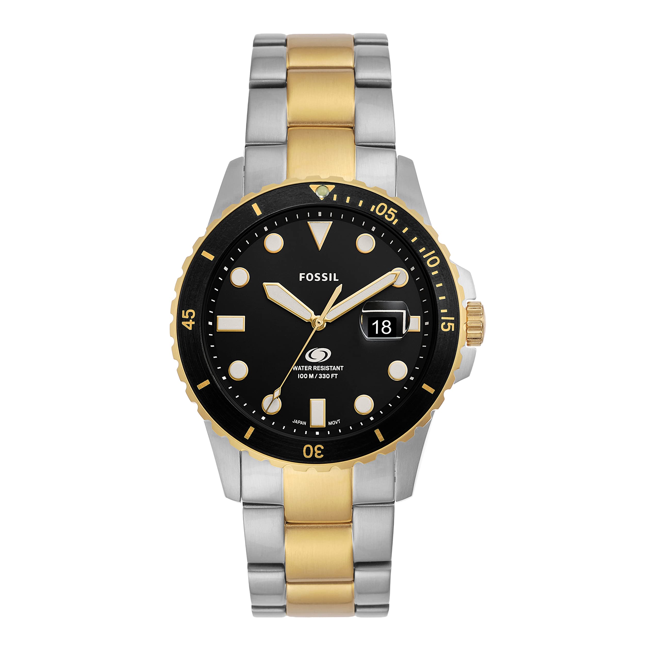 Fossil Men's Sports Watch - Stainless Steel, Silicone & Leather Band Options | Durable & Stylish for Running, Gym & Everyday Wear
