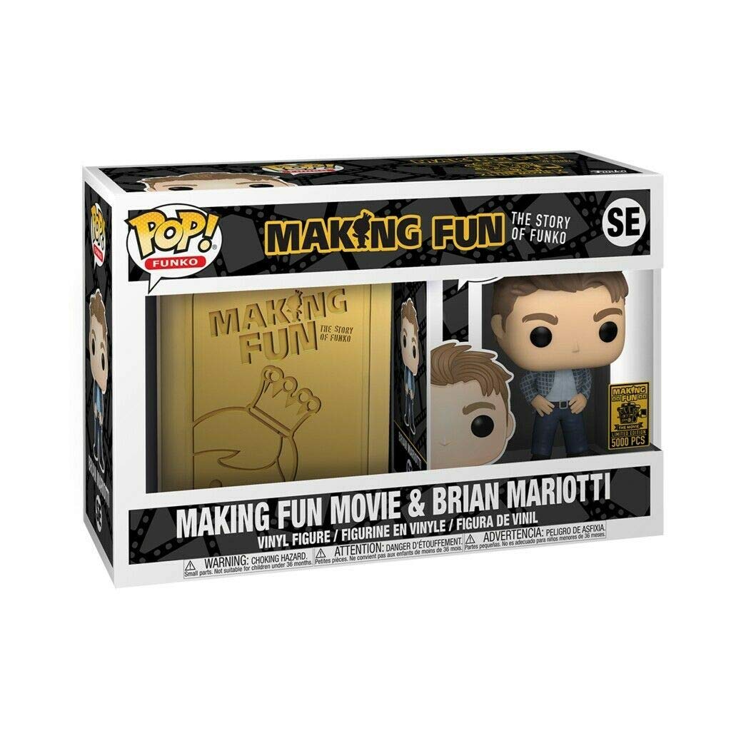 Funko Making Fun DVD/Blu-Ray with Exclusive Brian Mariotti Pop! Vinyl Figure Limited Edition 5000 - Perfect for Movie Nights and Collectors Display
