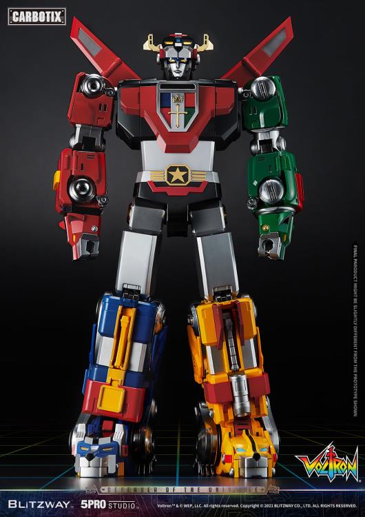 Blitzway Voltron: Defender of the Universe Carbotix Series Collectible Action Figure - Perfect for Display, Anime Fans & Sci-Fi Collectors