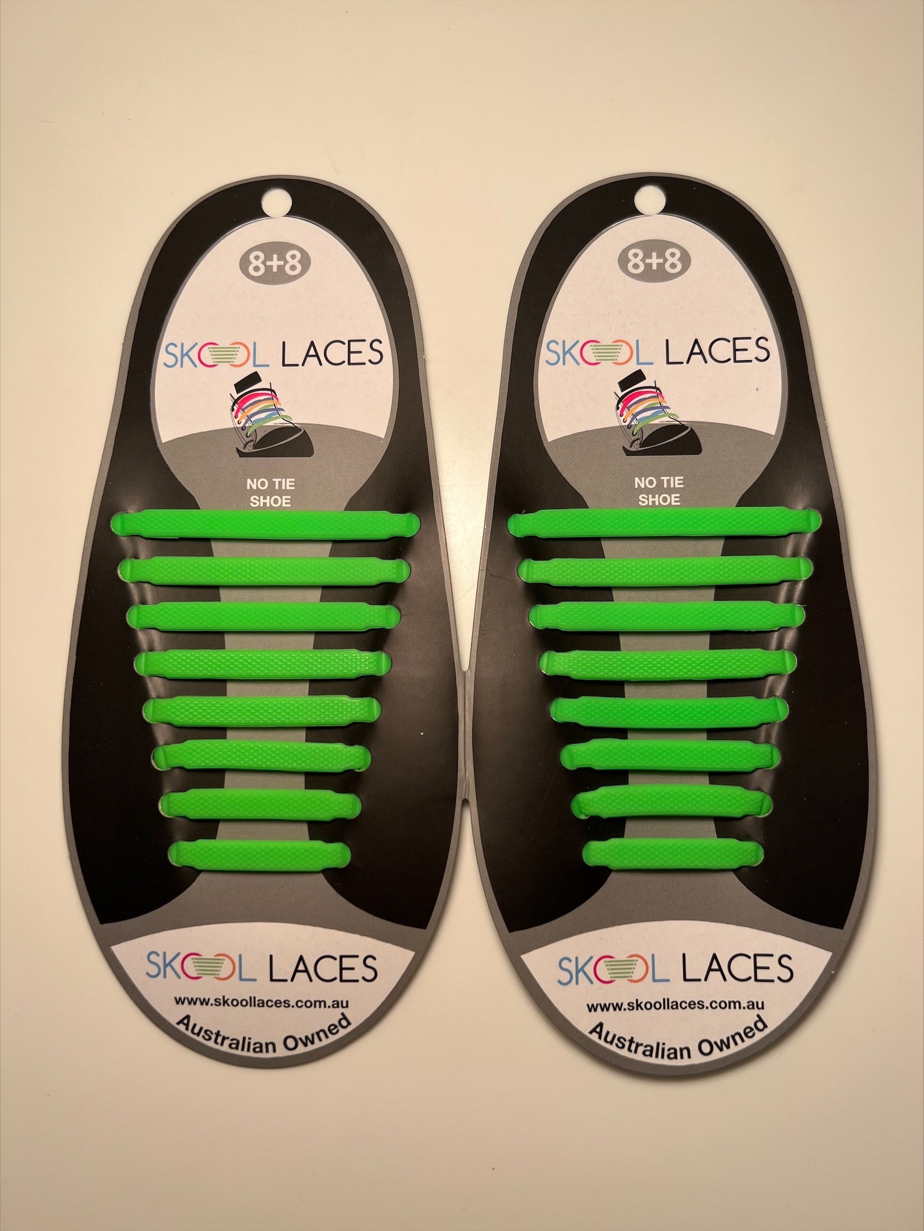 SKOOL LACES Green - Premium Quality Shoelaces for Sneakers & Athletic Shoes | Perfect for School, Sports & Casual Wear