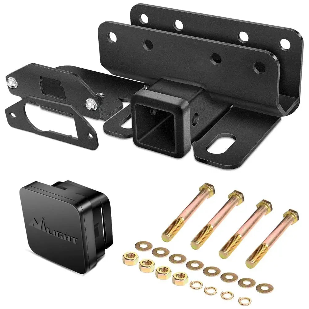 2021-2023 Ford Bronco 2/4 Door 2-Inch Rear Trailer Hitch Receiver Kit - Heavy Duty Towing Accessory for Off-Road Adventures & Camping Trips