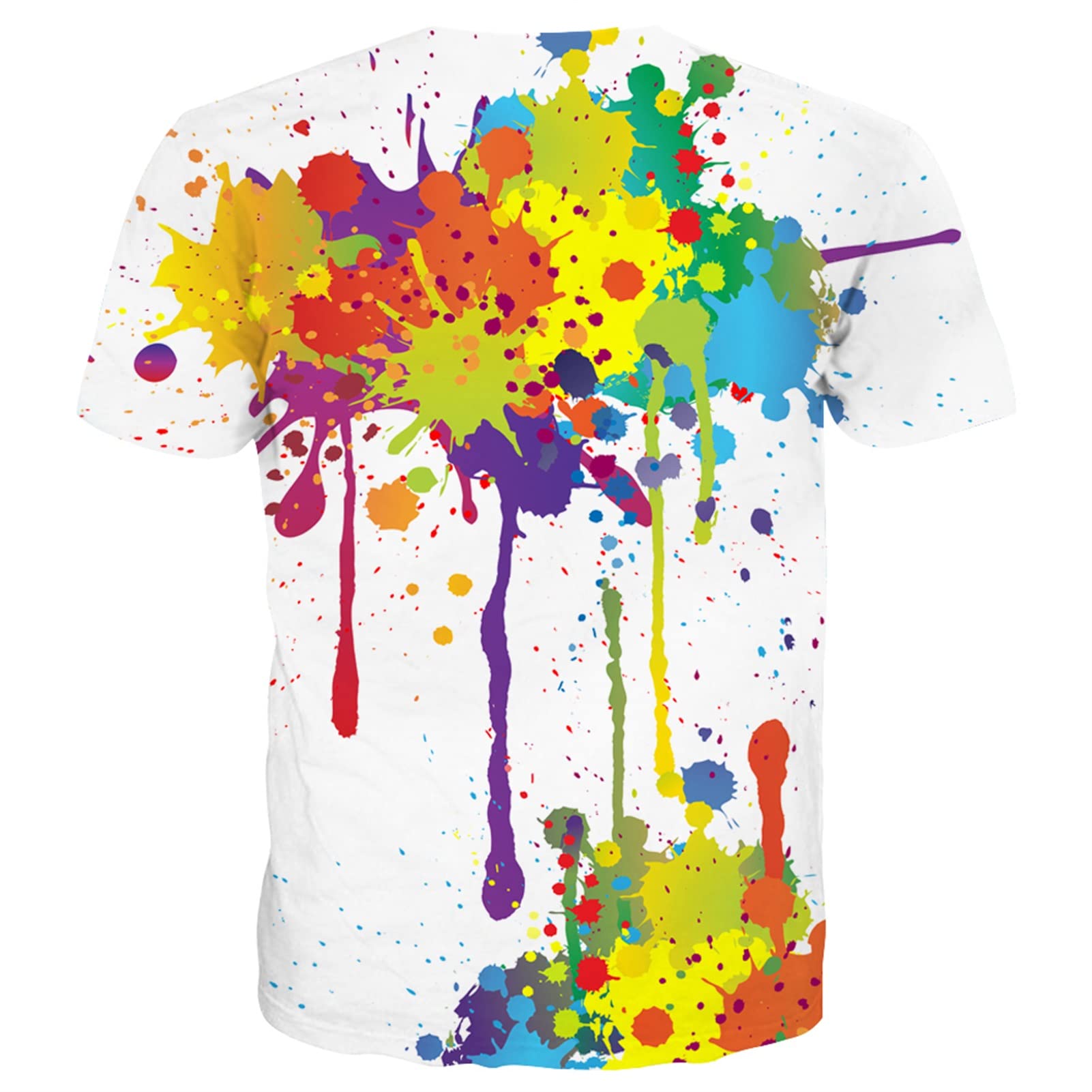 Yasswete Unisex 3D Printed Graphic T-Shirts for Men & Women - Comfortable Short Sleeve Casual Tops - Perfect for Streetwear, Parties & Everyday Wear