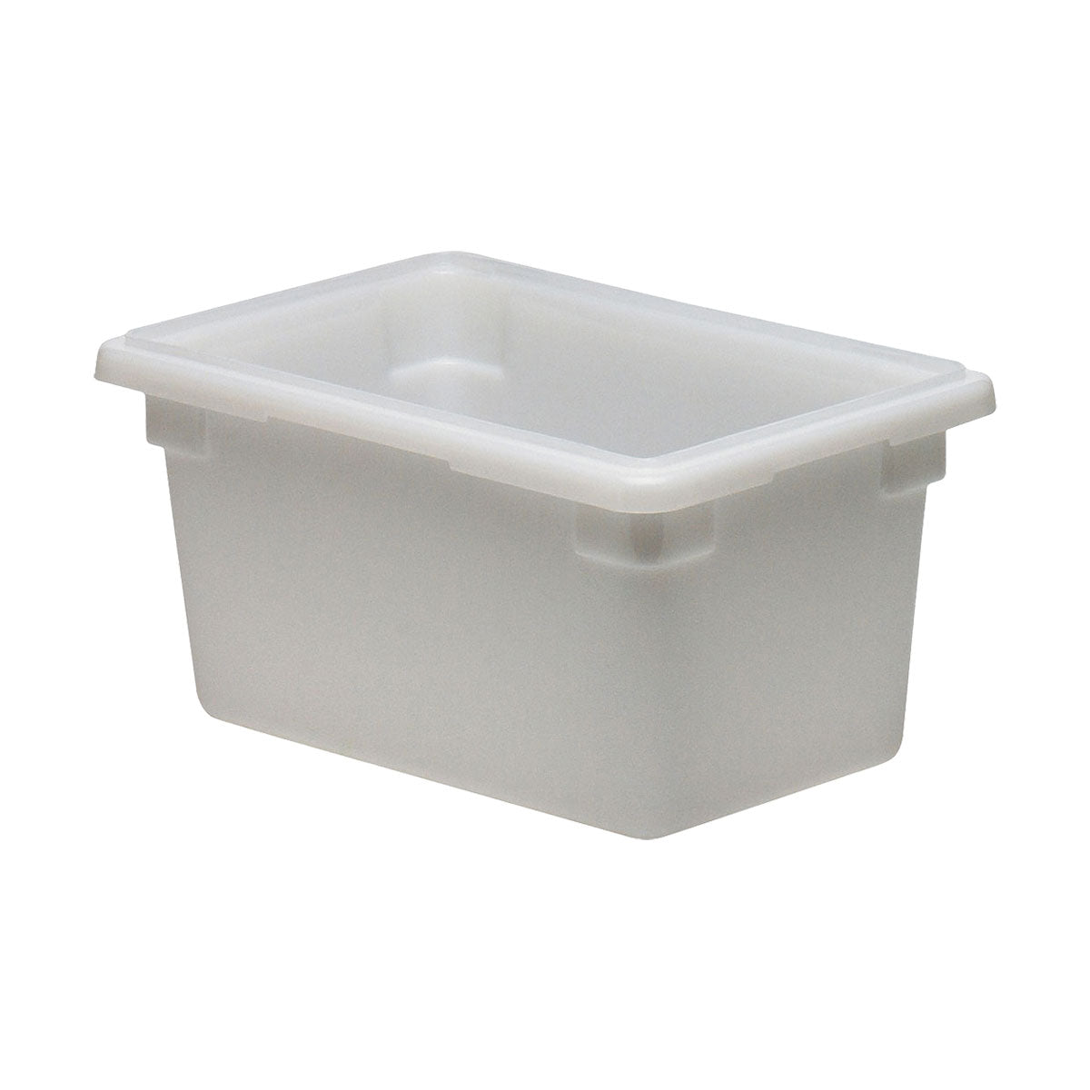 Cambro 12189P148 4.75 Gallon White Poly 1/2 Size Food Storage Container - Perfect for Restaurant, Catering & Commercial Kitchen Food Prep and Storage