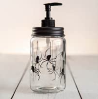 Spider-Themed Soap Dispenser - Fun Halloween & Home Decor - Perfect for Bathroom, Kitchen, and Party Decorations