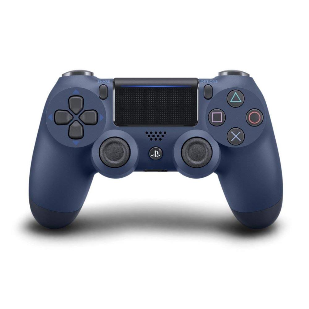 Sony PS4 DualShock 4 Wireless Controller V2 - Midnight Blue | Official PlayStation 4 Gamepad | Compatible with PS4 & PS5 | Perfect for Gaming, Streaming & Multiplayer Sessions