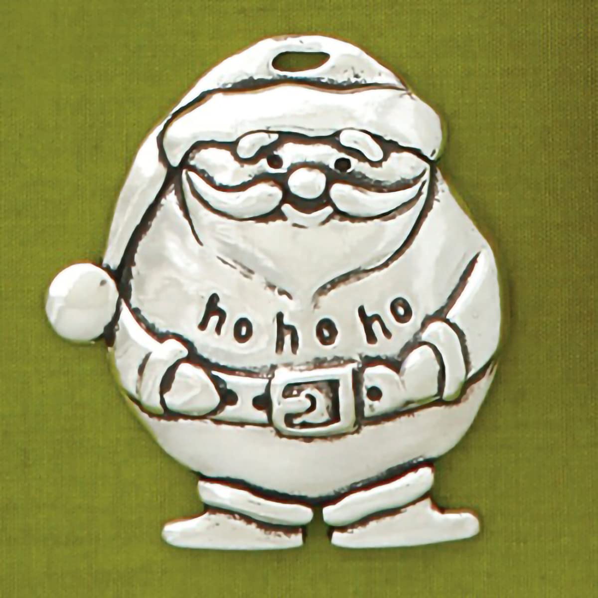 Handmade Christmas Ornament Santa Claus Decor - Festive Holiday Tree Decoration for Home, Xmas Party & Gift Giving - Be Jolly Holiday Spirit Home Décor