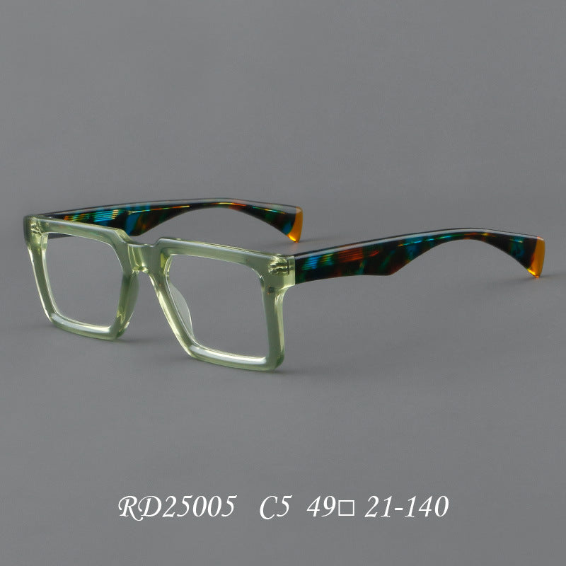 Vintage Retro Round Plate Glasses Frame 25005 - Classic Eyewear for Men & Women | Perfect for Reading, Fashion, and Everyday Use