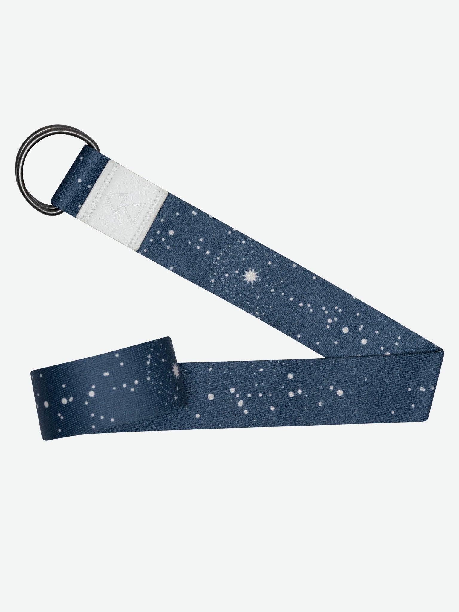 Yoga Design Lab Premium Yoga Strap with Celestial Pattern - Non-Slip Yoga Belt for Stretching, Flexibility & Meditation - Ideal for Home, Studio & Travel Use