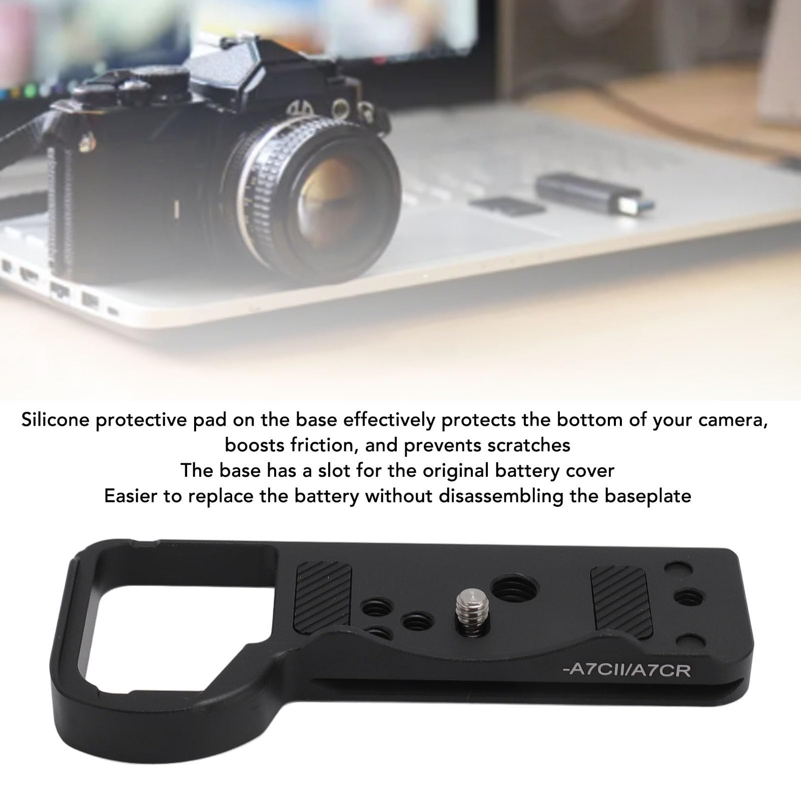 **DSLR Camera L Bracket for Sony A7C2 A7CII A7CR – 1/4