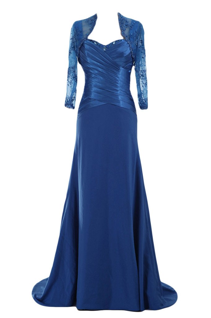 Elegant Beaded Chiffon Mother of the Bride Dress with Lace Jacket - Perfect for Weddings, Formal Events & Special Occasions