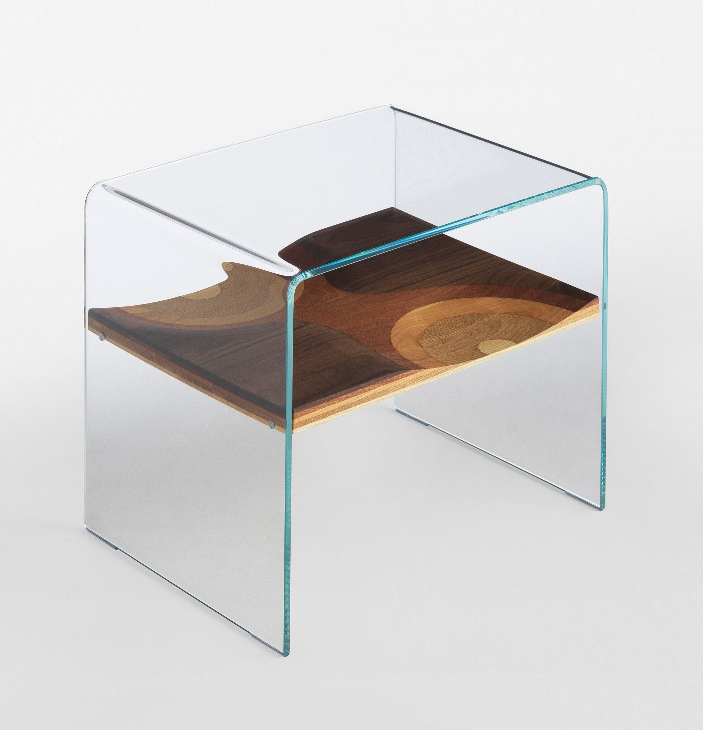Casamania Bifronte Modern Side Table - Stylish End Table for Living Room, Bedroom & Office - Small Accent Table with Sleek Design