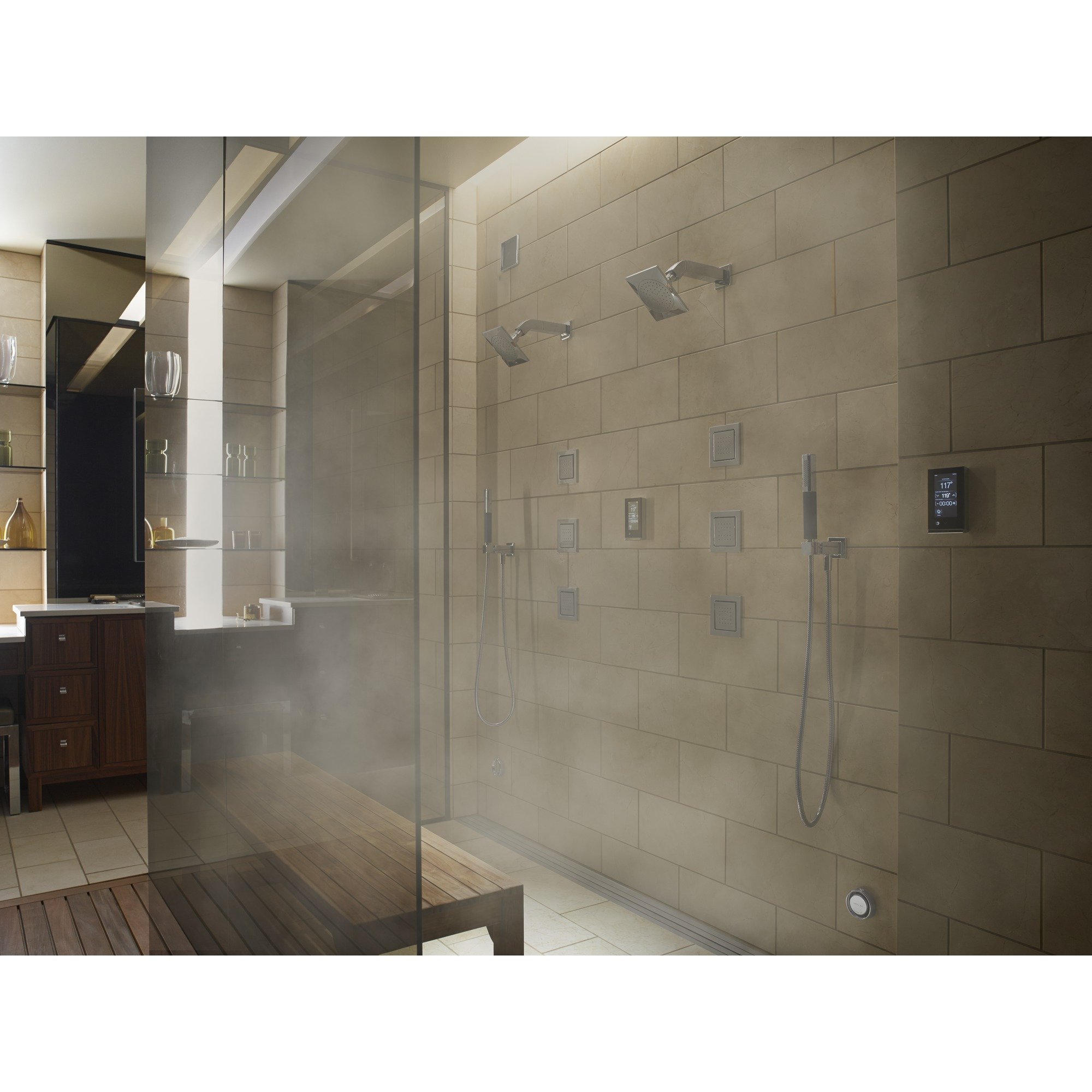 KOHLER SoundTile® 防水蓝牙音箱对装 - 浴室、厨房、户外多场景适用